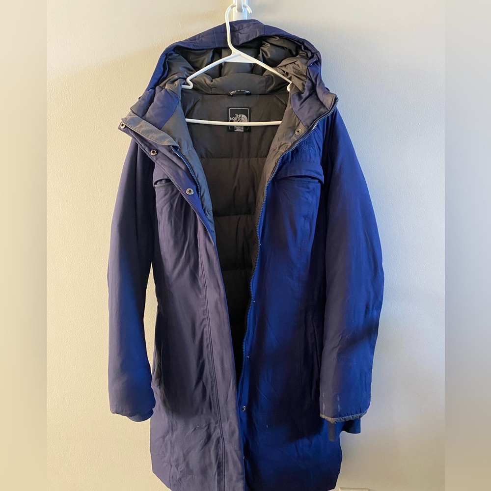TheNorthface womens winter jacket Navy Blue